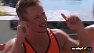 Amateur Redhead Babe Gets Pussy Licked In Messy Swinger Reunion