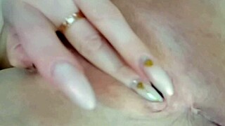 naked stepmother teases with a dildo before wild creampie action in close-up