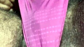 Nelly nearly makes her fat pussy cum teasing hard