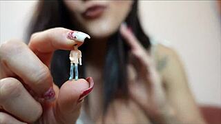 tall femdom humiliates free loader with wrinkled feet and huge toes in pov