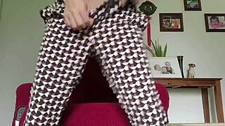 Watch This Sexy Ladyboy Dance Naked And Masturbate Her Big Cock!