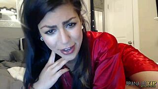 Briana lee performs a solo webcam show on october 29th 2014.