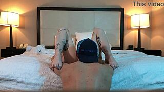 I watch the hot tatted petite beauty eat pussy