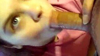 Thick BBW Lexi sucks and kisses rock hard cock balls deep