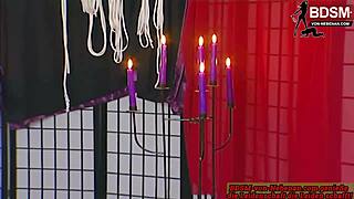 German Latex Slaves Submit in BDSM Threesome with Dom!