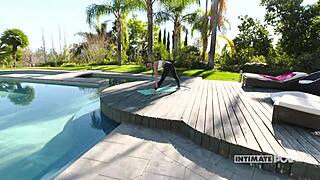 Morning yoga ends up in hot sex with chloe amour