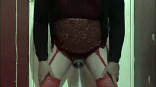 bisexual mark wright in stockings, desperately wanting to swallow another man's piss?