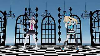 Holy! Mirai Akari and Tokino Sora in wild MMD action!