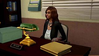 Sims 4 Parody With Big Tits Milf In Threesome Action