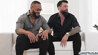 Twinks Switching Partners with Their Hot Professors Cyrus Stark and Zak Bishop Are with Their College Professor Dillon Diaz and Husband Alpha Wolfe as They Chat They Came Up Offering to Share Partners