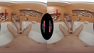 Realitylovers exclaims, 'sneaky bathroom fun with blowjob and fingering!'