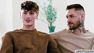 Twinks Switching Partners with Their Hot Professors Cyrus Stark and Zak Bishop Are with Their College Professor Dillon Diaz and Husband Alpha Wolfe as They Chat They Came Up Offering to Share Partners