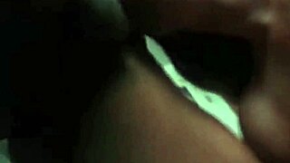 wife swallows big black cock at lunch