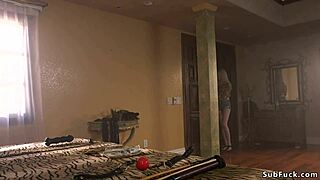 Fan Ties Up And Fucks The Petite Camgirl Roughly