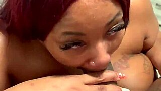 Miss Exquisite gives neighbor sloppy head