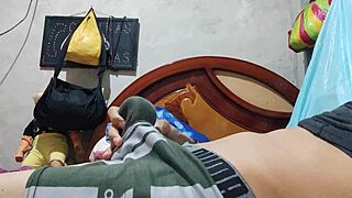 Why is this hot guy pounding so hard?