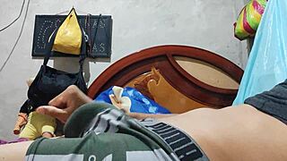 Why is this hot guy pounding so hard?