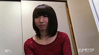 Mayoi Sakuya in instant AV interview shooting