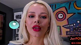 Watch this tattooed babe give blowjob then get pussy banged in pov