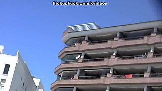 I picked up a girl in the cafe and fucked her in all holes