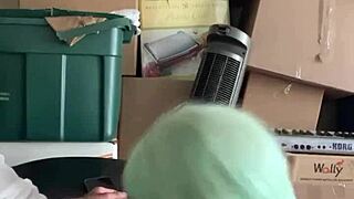 Neighbor helped me move, so I paid with head 😜