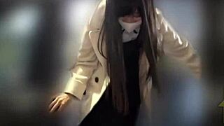 cheer dancer with big ass rides and squirts in wild documentary video