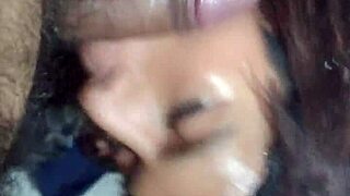 damn, hypnotized by that cock, she craves the spit