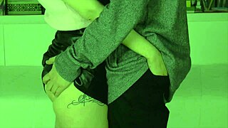 Latina tattooed babe fucks after arcade