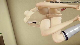 Shoko's Uncensored Hentai Hardsex in Library with Futanari Cumshot