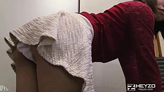 Mayoi Sakuya in instant AV interview shooting