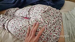 Alone with My Young Cousin Showing Her Pussy