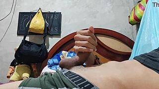 Why is this hot guy pounding so hard?