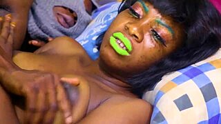 My African Horny Wife Cheats With Bbc Long Dick Neighbour, Licking And Fucking In Missionary And Cowgirl.