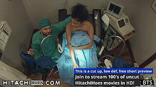 FRESHMAN PHOENIX ROSE GETS HITACHI MAGIC WAND ORGASMS BY DOCTOR TAMPA DURING COLLEGE PHYSICAL