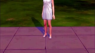 Is old blonde gwendolyn goldheart masturbating her small cute tits in wicked comedy episode?