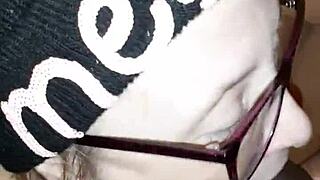 close-up face shot in video scene