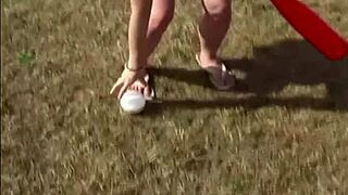 Teen Babe Flashes Panties