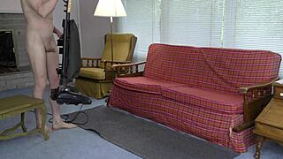 horny gay nudist flashing his cock on the beach