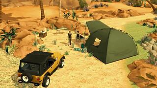 Intense Sims 4 Parody: Tomb Raider's Egyptian Destiny 18+ With Missionary And Assfucking On Desk.