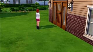 Is old blonde gwendolyn goldheart masturbating her small cute tits in wicked comedy episode?