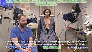 Doctor Tampa uses Rebel Wyatt as guinea pig, giving her orgasms.