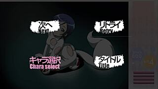 aragaki ayase strips in arkanoid gameplay