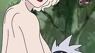 kakashi and cruella de vil have brutal sex in anime hentai