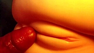 enjoying the intimate moment of making love with someone cute