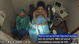 FRESHMAN PHOENIX ROSE GETS HITACHI MAGIC WAND ORGASMS BY DOCTOR TAMPA DURING COLLEGE PHYSICAL