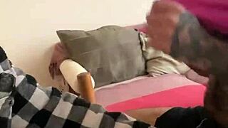 Cassio Farias gives a tasty blowjob to this guy