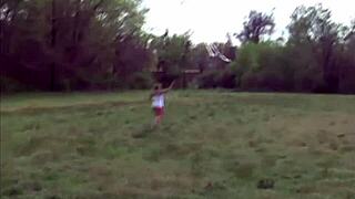 Teen Babe Flashes Panties