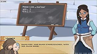 in 4 elements trainer book 1 slav part 7, there's big boob sex happening