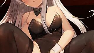 Bunny Girl Hibiki-Chan Riding And Creampied