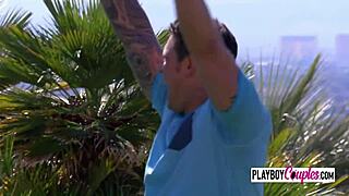 I luv swinger wifes exposing big tittys in the gardn.